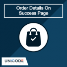 Magento 2 | Order Details On Success Page